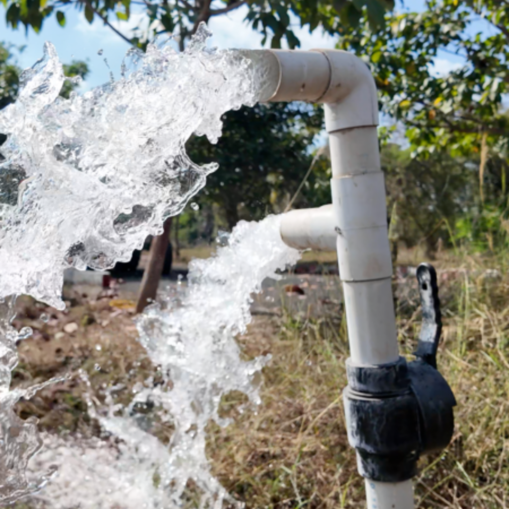 Farmland Water Pipeline Supply