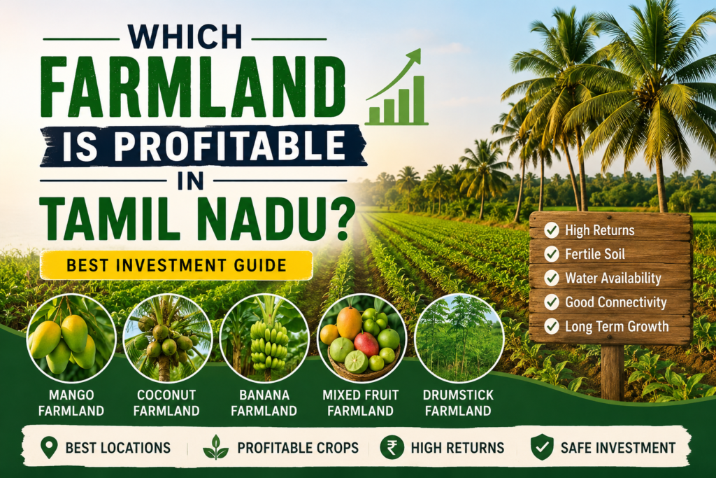 which farmland is profitable in tamilnadu